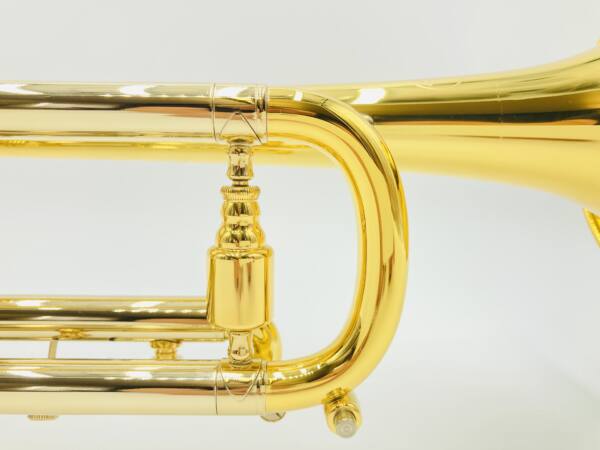 Detailaufnahme eines Blechblasinstruments von Kühnl & Hoyer